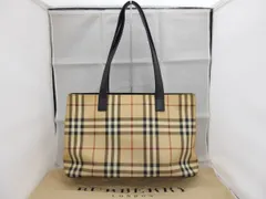 BURBERRY バーバリー ノバチェック PVC トートバッグ