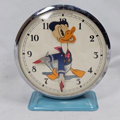 【希少】 ディズニー公式 ヴィンテージ クロック 首振りギミック 希少】 ディズニー公式 ヴィンテージ クロック 首振りギミック