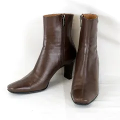 『USED』 トラサルディ ショート ブーツ レザー ブラウン