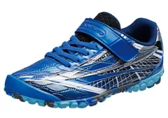 アサヒシューズ J045 ASAHI ガチ強 キッズスニーカー ジュニアスニーカー 運動靴 スクール 通園 通学 面ファスナー 長持ち 破れにくい 履きやすい 歩きやすい 子供 靴 2E ブルー 青