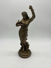 大きいアンティーク銅像、ブロンズ像商品説明必読お願い致します。 アンティーク ブロンズ像.少年 | Antiques Knock