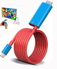 【人気商品】Switch ドック 「2023年新型」Switch交換ケーブル Type C HDMI ケーブル付き 4K&1080P解像度 TVモード ケーブル付き スイッチ ドック＆交換ケーブル 母の日 ギフト 多機能 PD充電 遅延なし スイッチ/Swit