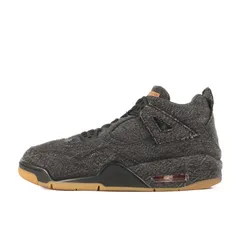 NIKE ナイキ サイズ:25.0cm Levis AIR JORDAN 4 RETRO LEVIS NRG BG (AQ9103-001) リーバイス エア ジョーダン4 ブラック 黒 US7Y スニーカー バッシュ シューズ【メンズ】のサムネイル
