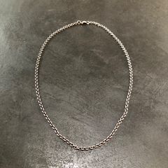 CHROME HEARTS NEチェーン ネックレス 24インチ シルバー925 クロムハーツ 62cm　93196A2のサムネイル