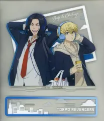 【中古】アクリルスタンド・アクリルパネル 場地圭介＆松野千冬 BIGアクリルスタンド 「東京リベンジャーズ あたりつきハピネス缶バッジBOX ENJOY MUSIC」 C賞