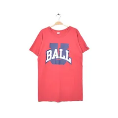 80s チャンピオン USA製 ヴィンテージ トリコタグ ボールステイト大学 カレッジ コットン Tシャツ メンズL Champion 古着 @BB0560