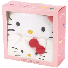 ハローキティ 吸水速乾 タオルギフトセット (ヘアドライタオル・バスポンチョ) スケーター