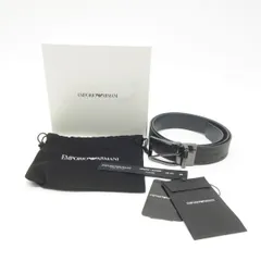 新品・未使用 EMPORIO ARMANI リバーシブル ダウンジャケット ARMANI アルマーニ ベルト ネイビー ブラック リバーシブル 新品未使用