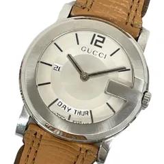 【美品】グッチ クォーツ【101M】デイデイト 純正ベルト【稼働品】メンズモデル GUCCI グッチ 101M デイデイト クォーツ メンズ 革ベルト 腕時計