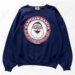 ♦処分 (ビンテージ)キャプテンサンタ トレーナー① 80s CAPTAIN SANTA キャプテン・サンタ プリント スウェット