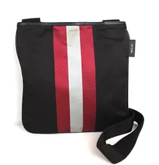 バリー ショルダーバッグ　斜め掛けかばん　ブラウン　茶　BALLY　ナイロン　q