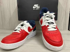 NIKE スニーカー NIKE 823511-601 スニーカー AIR FORCE 1 '07 LV8 27cm レッド ホワイト ネイビー