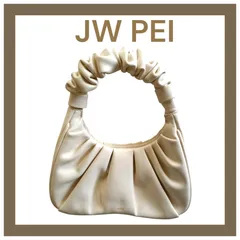 JW PEI　フリルハンドル　ショルダーバッグ　バック　アイボリー