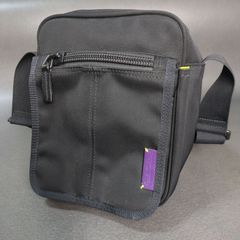 ポールスミス Paul Smith ショルダーバッグ　フラップ　ブラック　パープル