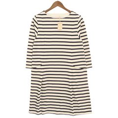 【新品 未使用】 studio CLIP スタジオクリップ 通年★ ボーダー ワンピース カットソー チュニック Sz.F レディース