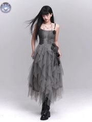 フロート付きスタンダードドレス！発表会、デモにピッタリ！ストーン付きで華やか フロート付きスタンダードドレス！発表会、デモにピッタリ