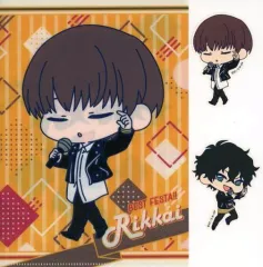 【中古】クリアファイル 柳蓮二＆切原赤也 テニプリ BEST FESTA!! 王者立海大 A5クリアファイル＆ステッカー2枚セット 「新テニスの王子様」