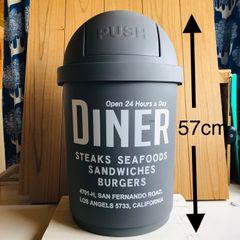 101258-1 ３５L DUSTBIN ゴミ箱 グレー