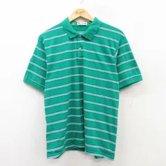 L/古着 マックレガー 半袖 ポロ シャツ メンズ 90s 緑他 グリーン 25may23 中古 トップス