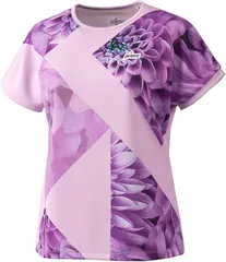 【新品】prince（プリンス） レディース ウィメンズ ゲームシャツ テニスウェア バドミントンウェア 吸汗速乾 UPF50+　ラベンダー WF4083-134