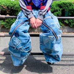 No.12：再構築 リメイクデニム ジーパン Y2Kのサムネイル