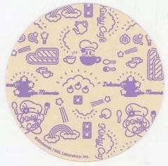 [중고] 머그컵·탕만 커비(보라색) 오리지널 코스터 [별의 커비 커비 카페] 음료 주문 특전