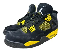 NIKE (ナイキ) AIR JORDAN 4 RETRO THUNDER エアジョーダン レトロ サンダー スニーカー DH6927-017 28.5cm US10.5 ブラック/イエロー メンズ/027