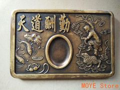 景徳鎮 陶磁器 手制蛙池 筆洗 灰皿 書道具 文房具 現代工芸品 美術品 置物 景徳鎮 陶磁器 手画青花蛙趣筆洗筆舐書道具 文房具 装飾品現代