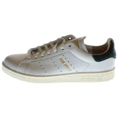 adidas (アディダス) STAN SMITH LUX スタンスミス レザー ローカットスニーカー ホワイト/グリーン レディース US6.5/24.5cm HP2201