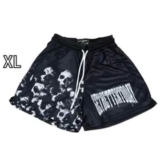 [XL]メンズ ファッション 服 男性用 オシャレ シンプル 大人 かっこいい 大きいサイズ ストリート 紳士服 ヒップ ホップ アメリカン スポーツ ショート パンツ ゆったり カジュアル 膝丈 パンツ 夏 ランニング トレーニング 速乾 スポーツ パンツ