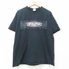 XL/古着 半袖 ビンテージ Tシャツ メンズ 00s RACIN DIRTY コットン クルーネック 黒 ブラック 25jun12 中古