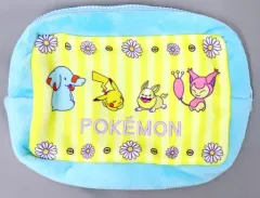 【中古】バッグ 集合(イエロー×ストライプ) カラフルスクエアポーチ 「ポケットモンスター」