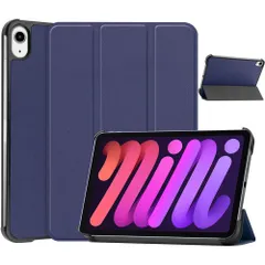 【人気商品】Mini6 カバー スタンド機能付き 保護ケースiPad Mini6 Mini6 タブレット ケース ケース 三つ折 高級PU iPad レザー カバー キズ防止 iPad 薄型 耐衝撃 ケース iPad 全面保護型 Mini6 超軽量 新型 対応