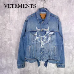 『VETEMENTS』ヴェトモン (S) アナーキーデニムジャケット ジージャンのサムネイル