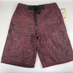 【新品】Oakley サーフパンツ 水着 レッド 30 夏フェス・アウトドア・リゾートに最適【M11】