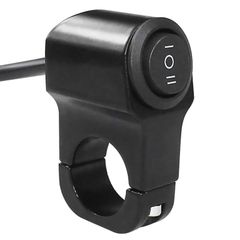 【即納】YFFSFDC バイク スイッチ 防水 12V 22mm ヘッドライトフォグスポットライト ハンドルスイッチ 取付け 簡単 ハンドルバーオートバイク用 1個入り (ON/OFF/ON 12V 22mm)