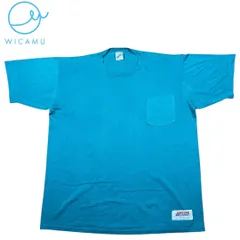 希少 90s USA製 JERZEES SUPER T ポケットTシャツ XL 緑 シングルステッチ ヴィンテージ 古着