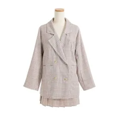 夢展望公式 [新品未使用] ジャケット＆プリーツｓｅｔｕｐ [ベージュ] 他カラー別ページ有  ジャケット・ブルゾン その他セットアップ 535445-01