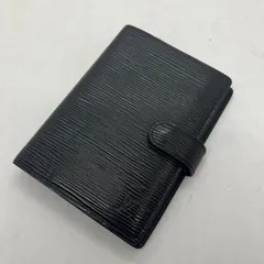 LOUIS VUITTON ルイヴィトン エピ アジェンダPM R20052 手帳カバー スケジュール帳 6穴 黒色 ブラック 質屋・リサイクルマート宇部店