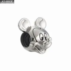 パンドラ チャーム PANDORA Disney Polished Mickey Mouse スターリングシルバー925 ディズニー ミッキー ブレスレットチャーム レディースアクセサリー