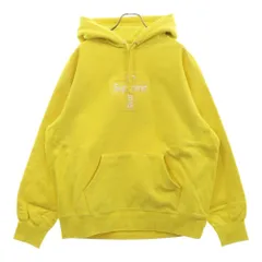 SUPREME (シュプリーム) 20AW Cross Box Logo Hooded Sweatshirt クロスボックスロゴ フーデッド スウェットシャツ スウェットパーカー イエロー