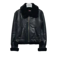 【AVIREX】美品⭐︎ブラックレザージャケット レディース AVIREX レザージャケット ライダース 「直営店限定」SINGLE