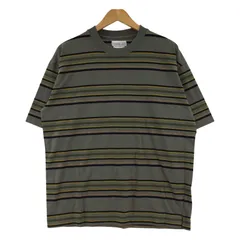 CIAOPANIC TYPY チャオパニックティピー クルーネック ボーダー半袖Ｔシャツ sizeLARGE/グリーン系