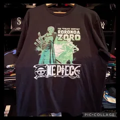 ONE PIECE Pirate Hunter Roronoa Zoro T-Shirt Black Lサイズ
