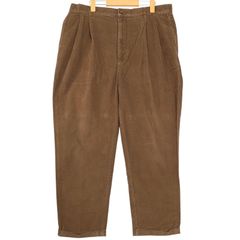 90s Jos.A.Bank 2タック ワイド コーデュロイパンツ 茶 XL相当 - メルカリ