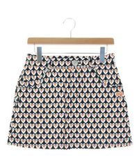 【美品Aランク】パーリーゲイツ｜レディース｜スカート｜1｜ネイビー｜中古ゴルフウェア