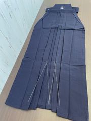 a589☆剣道防具☆剣道袴☆27号☆銀龍印☆綿袴☆6000番☆未使用品☆紐下99㎝