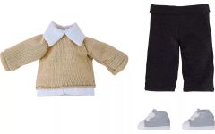 【中古】フィギュア ねんどろいどどーる おようふくセット キャンパスコーデ：Boy(ベージュ)