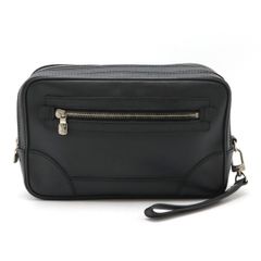 LOUIS VUITTON ルイ ヴィトン タイガ パヴェル セカンドバッグ クラッチバッグ レザー アルドワーズ 黒 ブラック シルバー金具 M31142 