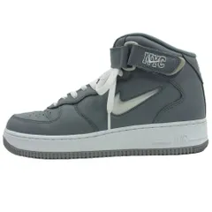 NIKE ナイキ DH5622-001 Air Force 1 Mid NYC Cool Grey エアフォース1 ミッド NYC クールグレー スニーカー グレー系 ホワイト系 27cm【中古】